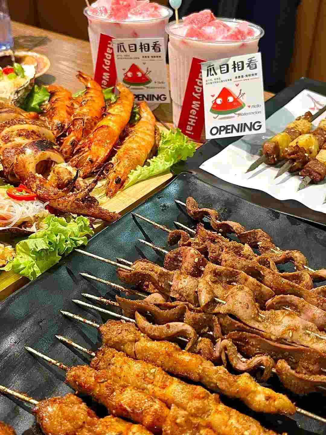 Barbacoa de mariscos